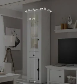 Best Wohnwand Chelles im Landhausstil (vierteilig) Wohnwände