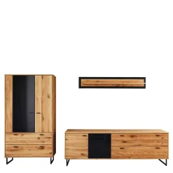 Hot Wohnwand für Wohnzimmer Set - Flacona (dreiteilig) Wohnwände