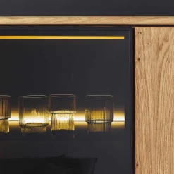 Hot Wohnwand für Wohnzimmer Set - Flacona (dreiteilig) Wohnwände