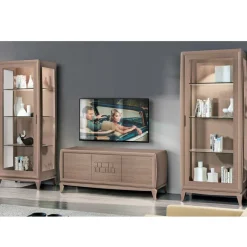 Best Wohnwand in Esche Dunkel - Lacruzira (dreiteilig) Wohnwände