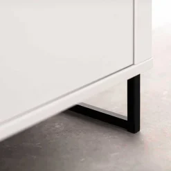 Best Wohnwand in Weiß mit Wildeiche - Varzino (dreiteilig) Wohnwände