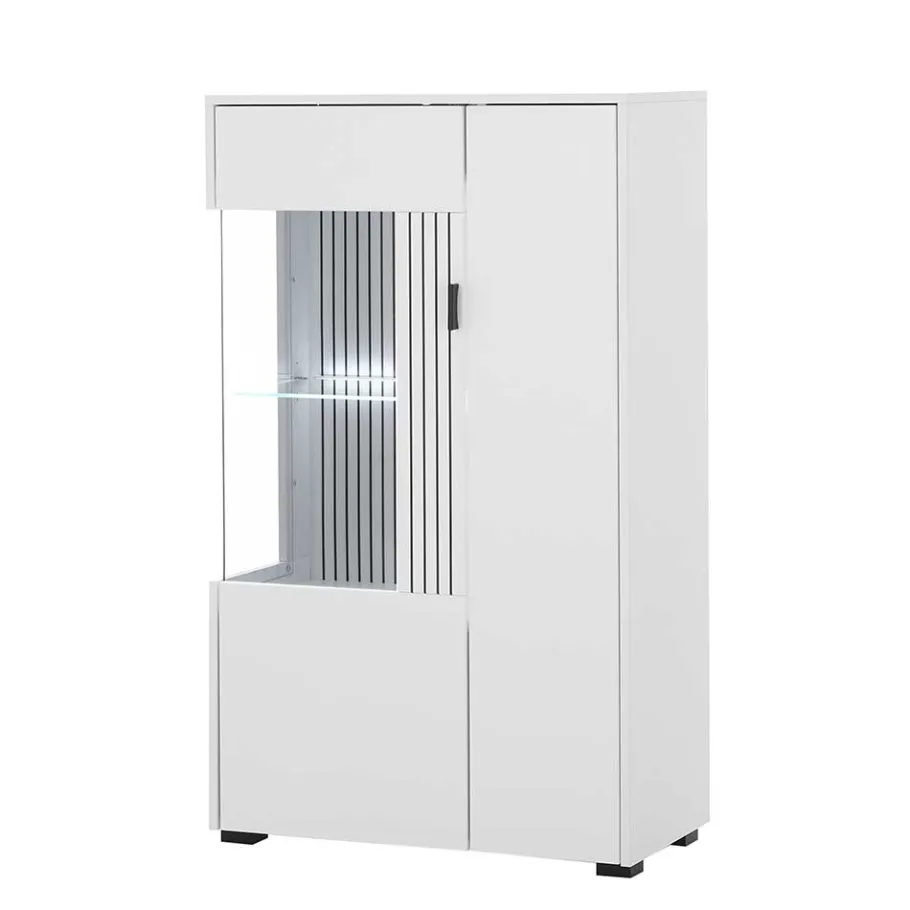 Online Wohnwand Kombination in Weiß - Dualkos (vierteilig) Wohnwände