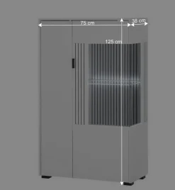 Online Wohnwand Kombination in Weiß - Dualkos (vierteilig) Wohnwände