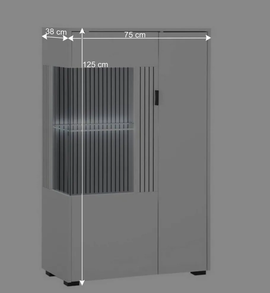 Online Wohnwand Kombination in Weiß - Dualkos (vierteilig) Wohnwände