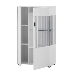 Online Wohnwand Kombination in Weiß - Dualkos (vierteilig) Wohnwände