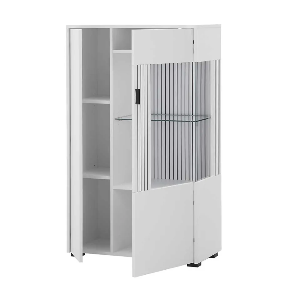 Online Wohnwand Kombination in Weiß - Dualkos (vierteilig) Wohnwände