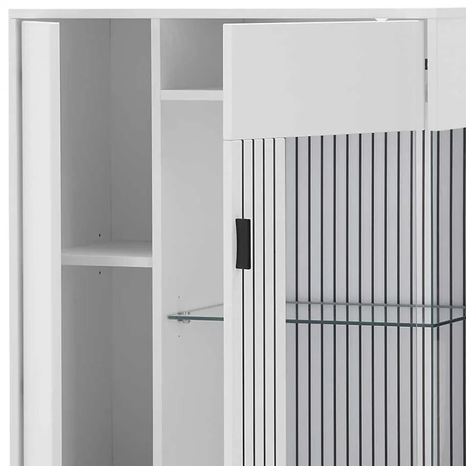 Online Wohnwand Kombination in Weiß - Dualkos (vierteilig) Wohnwände