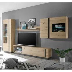 Outlet Wohnwand Kombination modern - Lairian (vierteilig) Wohnwände