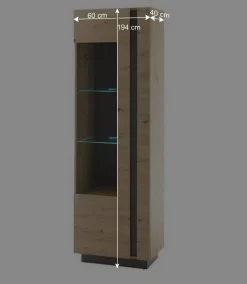 Outlet Wohnwand Kombination modern - Lairian (vierteilig) Wohnwände