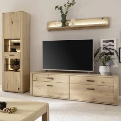 Sale Wohnwand Kombination teilmassiv - Jevedaz (dreiteilig) WohnwÀnde