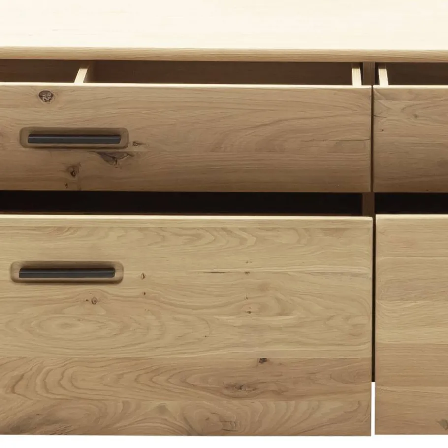 Sale Wohnwand Kombination teilmassiv - Jevedaz (dreiteilig) Wohnwände