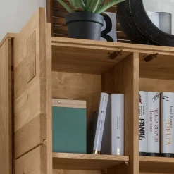 Sale Wohnwand Möbel Kombination aus Wildeiche - Millena (dreiteilig) Wohnwände