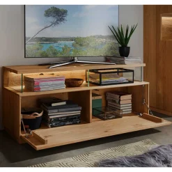 Sale Wohnwand Möbel Kombination aus Wildeiche - Millena (dreiteilig) Wohnwände