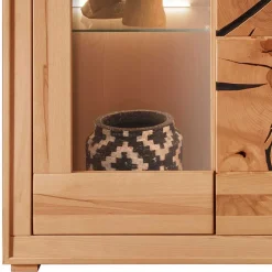 Online Wohnwand Möbelset aus Massivholz - Sarosca (vierteilig) Wohnwände