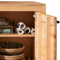 Online Wohnwand Möbelset aus Massivholz - Sarosca (vierteilig) Wohnwände