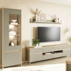 Sale Wohnwand Möbelset in Eukalyptus - Promo (dreiteilig) WohnwÀnde