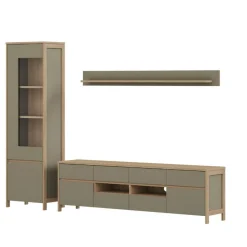 Sale Wohnwand Möbelset in Eukalyptus - Promo (dreiteilig) Wohnwände