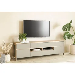 Sale Wohnwand Möbelset in Eukalyptus - Promo (dreiteilig) Wohnwände