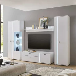 Sale Wohnwand mit LED Licht Möbelset - Tirol (vierteilig) WohnwÀnde