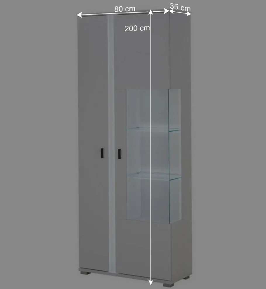 Sale Wohnwand mit LED Licht Möbelset - Tirol (vierteilig) Wohnwände