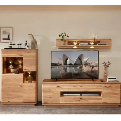 Outlet Wohnwand Programm Möbel Set - Cassna (dreiteilig) Wohnwände