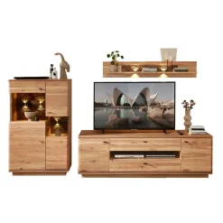 Outlet Wohnwand Programm Möbel Set - Cassna (dreiteilig) Wohnwände