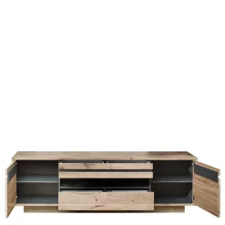 Online Wohnwand Schränke im Holzdekor - Zelio (dreiteilig) Wohnwände