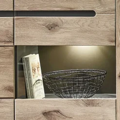 Online Wohnwand Schränke im Holzdekor - Zelio (dreiteilig) Wohnwände