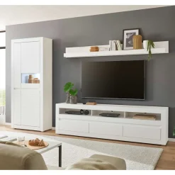 Discount Wohnwand Set modern - Ilana (dreiteilig) Wohnwände