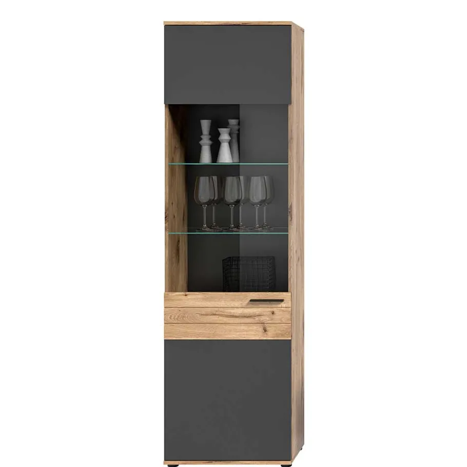 Best Wohnwand Wohnkombination - 251 cm breit - Lucios (dreiteilig) Wohnwände