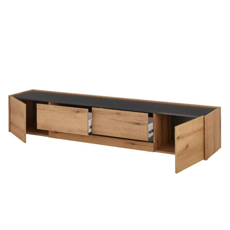 Wohnwand-Kombination in Wildeiche - Colomania (dreiteilig) Wohnwände