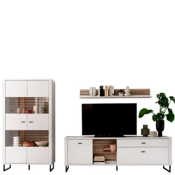 Wohnwandmöbel-Set modern - Varzino (dreiteilig) Wohnwände