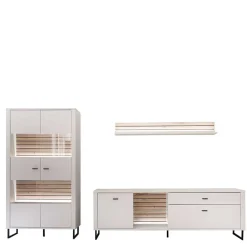 Wohnwandmöbel-Set modern - Varzino (dreiteilig) Wohnwände