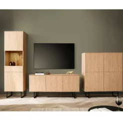 Best Wohnwandschränke Set - Jaskin (dreiteilig) Wohnwände