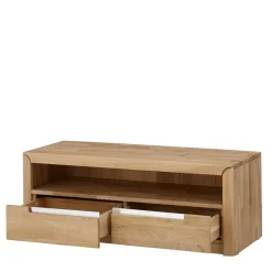 Discount Wohnzimmer Anbauwand Croconia aus Wildeiche Massivholz (dreiteilig) Wohnwände