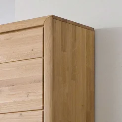 Discount Wohnzimmer Anbauwand Croconia aus Wildeiche Massivholz (dreiteilig) Wohnwände