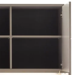 Discount Wohnzimmer Anbauwand in Grau - Teorina (dreiteilig) Wohnwände