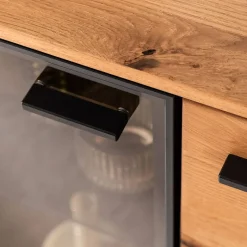 Discount Wohnzimmer Anbauwand mit LED Beleuchtung - Drinidad (dreiteilig) Wohnwände