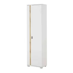 Best Wohnzimmer Anbauwand mit LED Set - Racelyn (vierteilig) Wohnwände