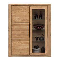 New Wohnzimmer Anbauwand teilmassiv - Nelenia (vierteilig) Wohnwände