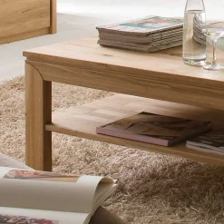 New Wohnzimmer Couchtisch Croconia aus Wildeiche Massivholz Tische