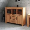 Outlet Wohnzimmer Highboard Mosniak aus Kernbuche Massivholz Highboards|Kommoden