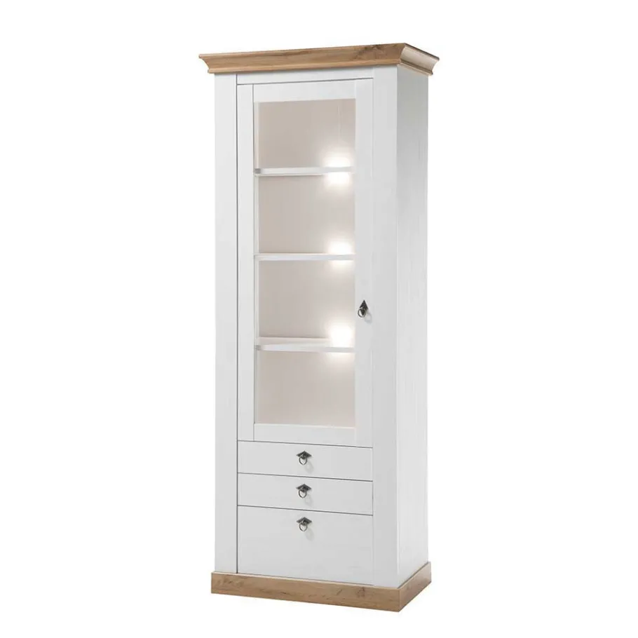 Outlet Wohnzimmer Landhausmöbel Set - Diatara (sechsteilig) Wohnwände