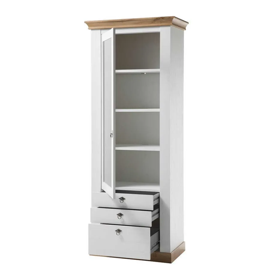 Outlet Wohnzimmer Landhausmöbel Set - Diatara (sechsteilig) Wohnwände