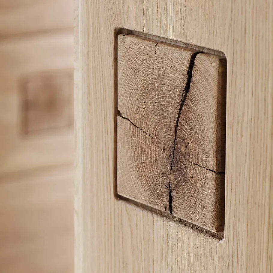 Sale Wohnzimmer Möbel Kombi Pontros in Eiche Bianco (vierteilig) Wohnwände