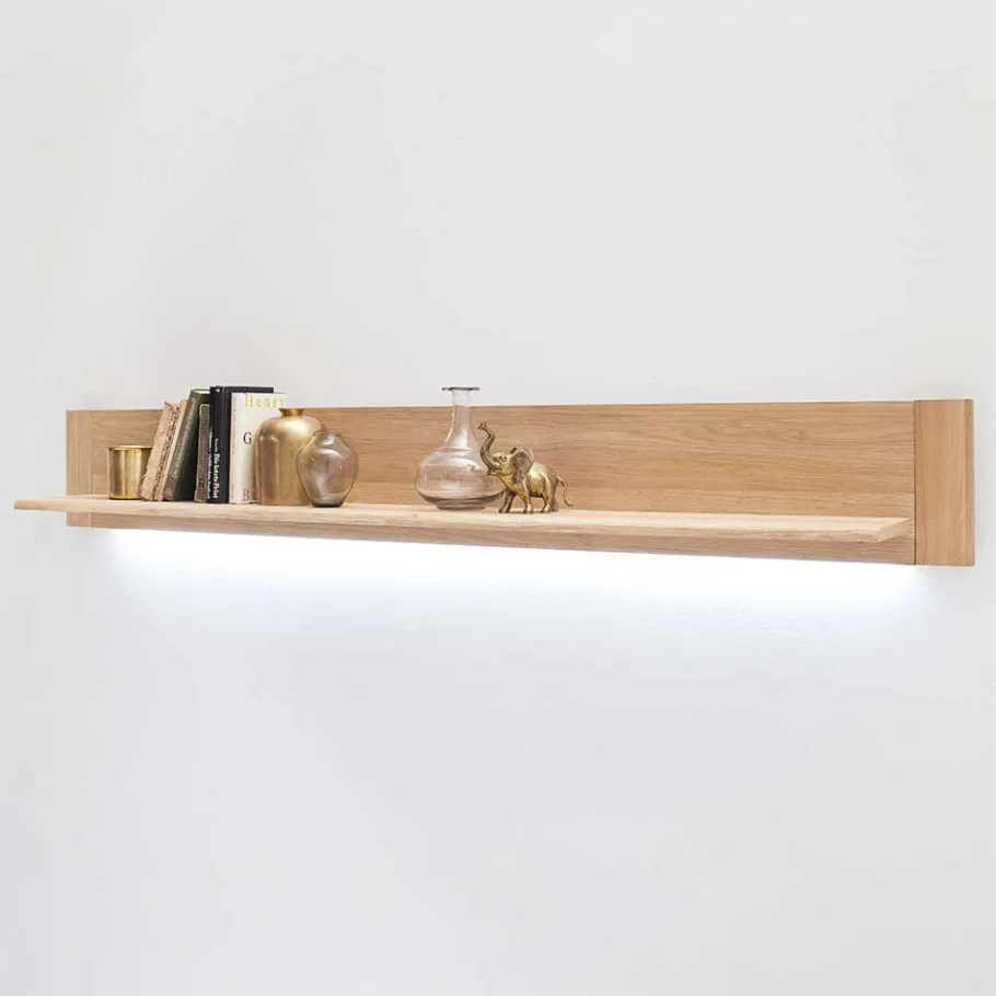 Sale Wohnzimmer Möbel Kombi Pontros in Eiche Bianco (vierteilig) Wohnwände