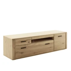 Discount Wohnzimmer Möbelset in Asteiche Hell - Jevedaz (dreiteilig) Wohnwände