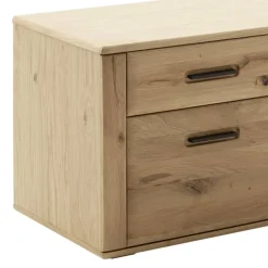 Discount Wohnzimmer Möbelset in Asteiche Hell - Jevedaz (dreiteilig) Wohnwände