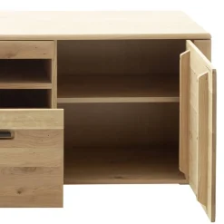 Discount Wohnzimmer Möbelset in Asteiche Hell - Jevedaz (dreiteilig) Wohnwände