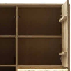 Discount Wohnzimmer Möbelset in Asteiche Hell - Jevedaz (dreiteilig) Wohnwände